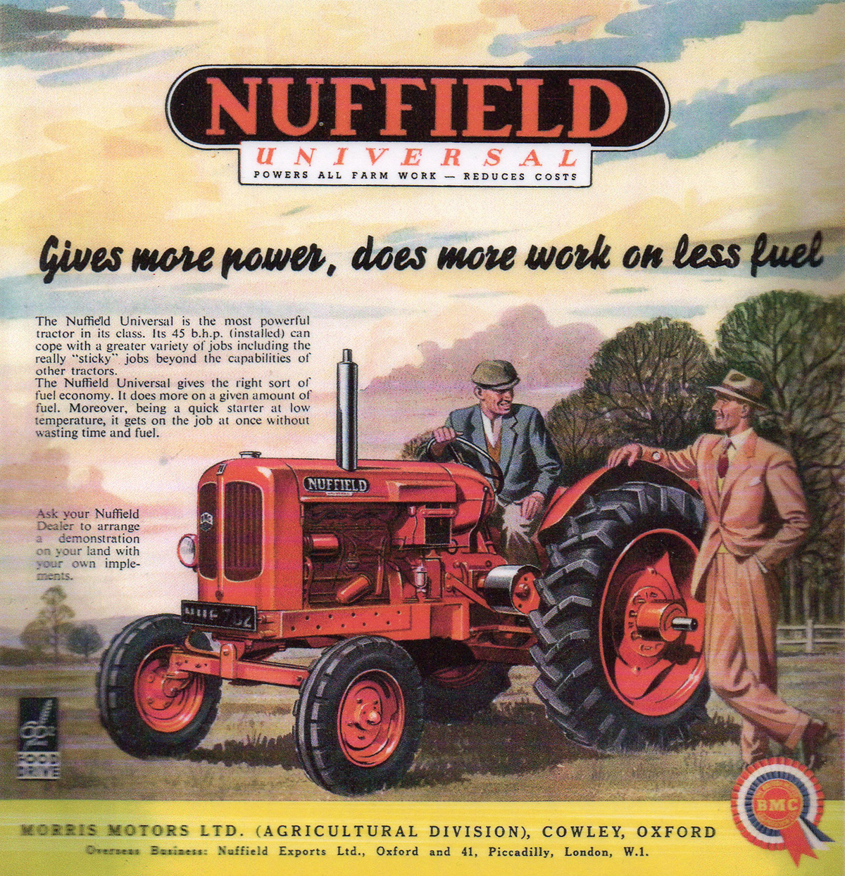 Old Nuffield Advertisement 
