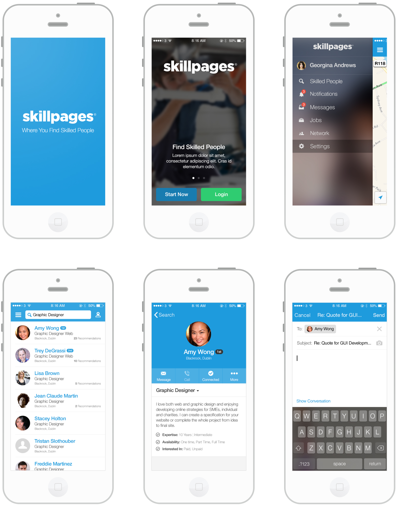 SkillPages Mobile 